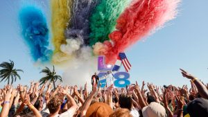 la28 olympic games handover celebration